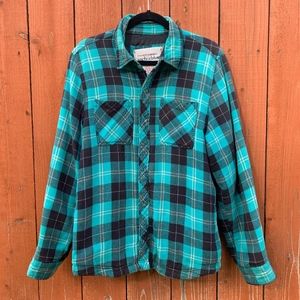 Anchor blue | Men's Lined Cotton Flannel Jacket